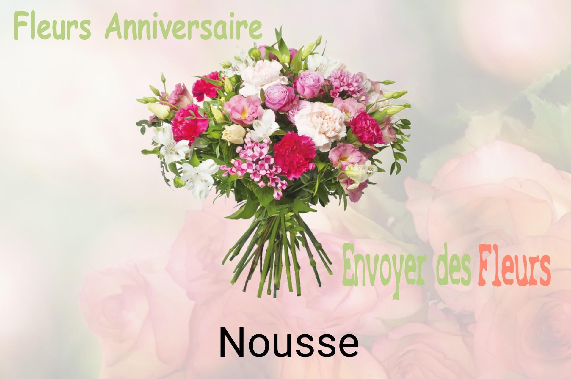 Bouquet de fleurs d’anniversaire livré à Nousse